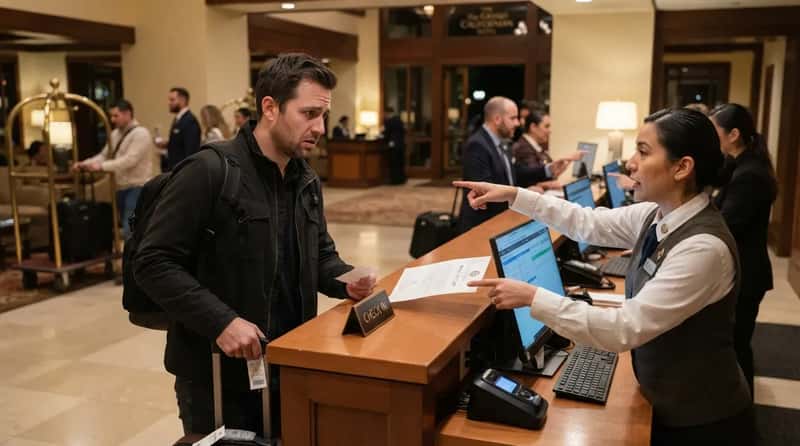 15. Whether You'd Get "Walked" To A Different Hotel Was Gambled On In Advance (Image Credits: Gemini)