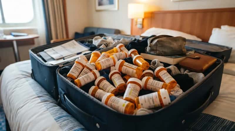 #14 - A Suitcase Full of Prescription Bottles With No List (Image Credits: Gemini)