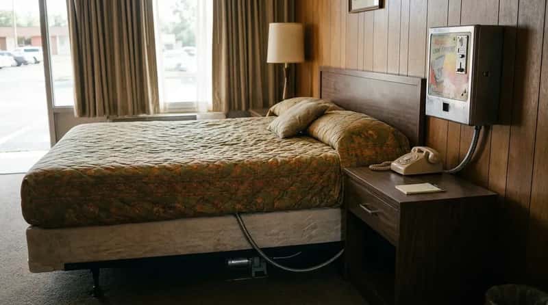 #17 - The Magic Fingers Vibrating Bed (Image Credits: Gemini)
