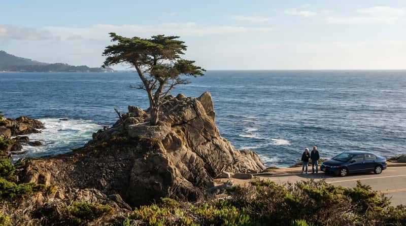 #7 - Monterey's 17-Mile Drive: Big Views, Almost No Walking (Image Credits: Gemini)