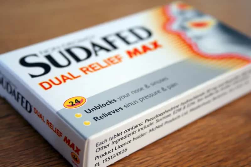 Pseudoephedrine (Sudafed) and Cold Medications (Image Credits: Flickr)