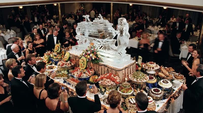 #1 - The Midnight Gala Buffet and Its Ice Sculptures (Image Credits: Gemini)