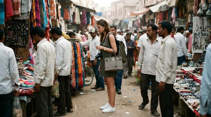 #20 - Flashing Designer Bags and Jewelry Like a Walking Target (Image Credits: Gemini)