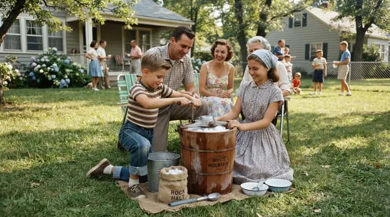 #28 - Hand-Cranked Ice Cream That Took All Afternoon to Earn (Image Credits: Gemini)