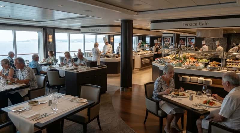 #14 - Oceania Terrace Cafe: A Buffet People Treat Like a Restaurant (Image Credits: Gemini)