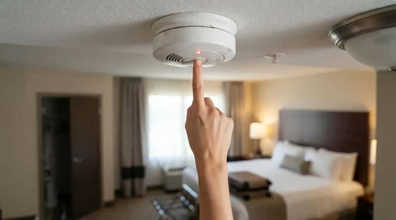 #14 - They Test the Smoke Detector Before Unpacking a Single Bag (Image Credits: Gemini)