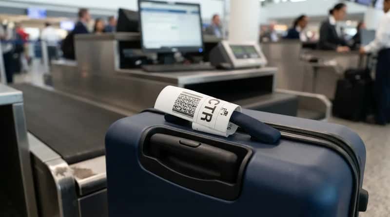 #16 - The Tag Prints, and Your Suitcase Becomes a Barcode (Image Credits: Gemini)