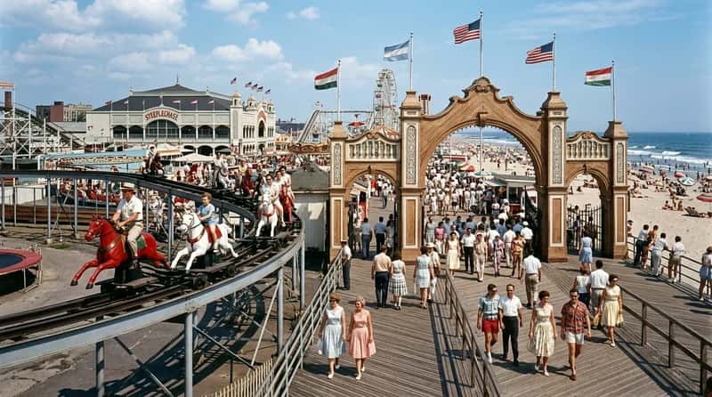 #19 - Steeplechase Park, Coney Island, New York (Image Credits: Gemini)