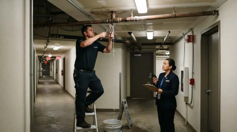 #17 - A Leaking Pipe Doesn't Wait for Business Hours (Image Credits: Gemini)