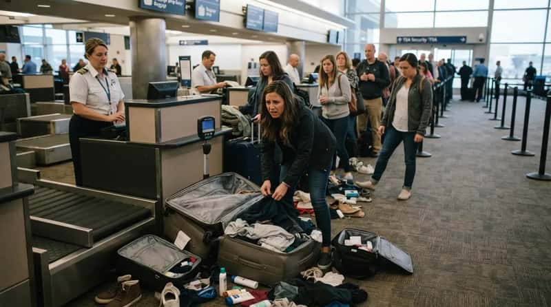 #2 - The Check-In Counter Meltdown Before Security (Image Credits: Gemini)