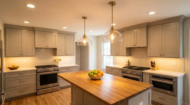 #12 - The Fluorescent Nightmare Kitchen That Found Warm Light (Image Credits: Gemini)