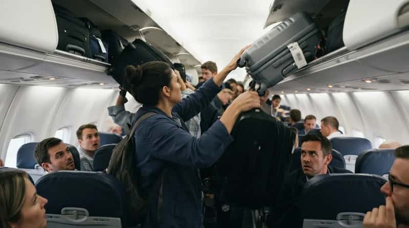 #22 - Rearranging Someone Else's Luggage to Make Room for Yours (Image Credits: Gemini)