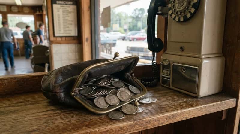 #4 - A Coin Purse Loaded With Dimes for Payphones (Image Credits: Gemini)