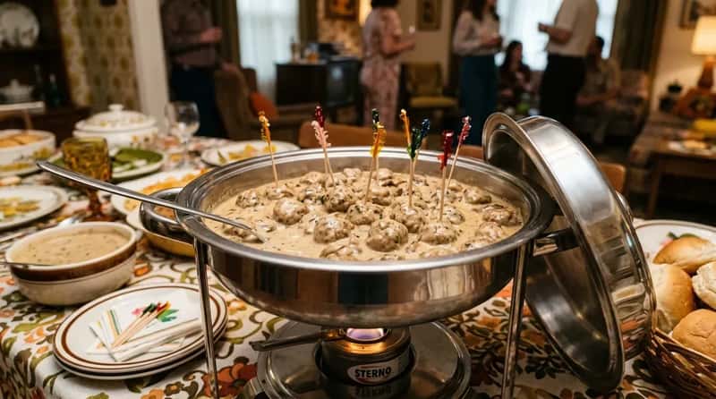 #22 – Swedish Meatballs in Cream of Mushroom Sauce (Image Credits: Gemini)