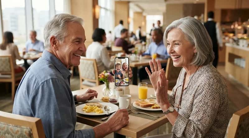 #11 - The Phone Comes Out, but It's Grandkids on the Screen (Image Credits: Gemini)