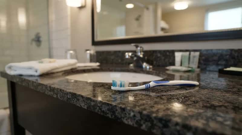 #2 - They Don't Set Their Toothbrush Down on the Bathroom Counter (Image Credits: Gemini)