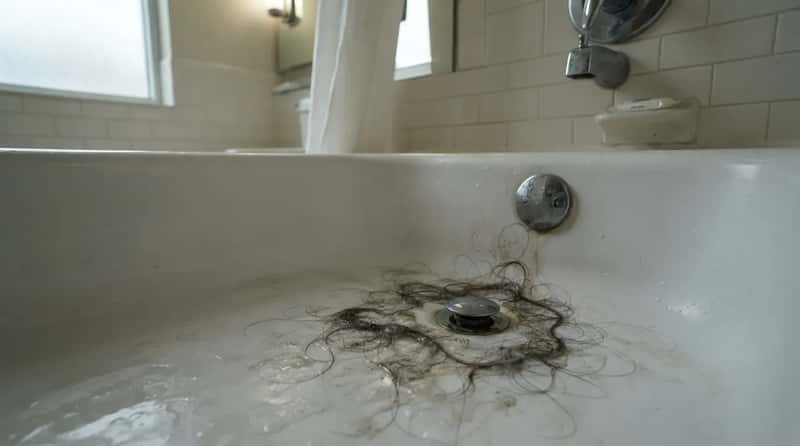 #15 - Leaving a Layer of Hair in the Tub and Sink (Image Credits: Gemini)