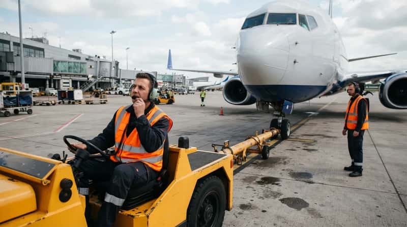 #21 - The Tug Driver Almost Never Sees the Pilot's Face (Image Credits: Gemini)