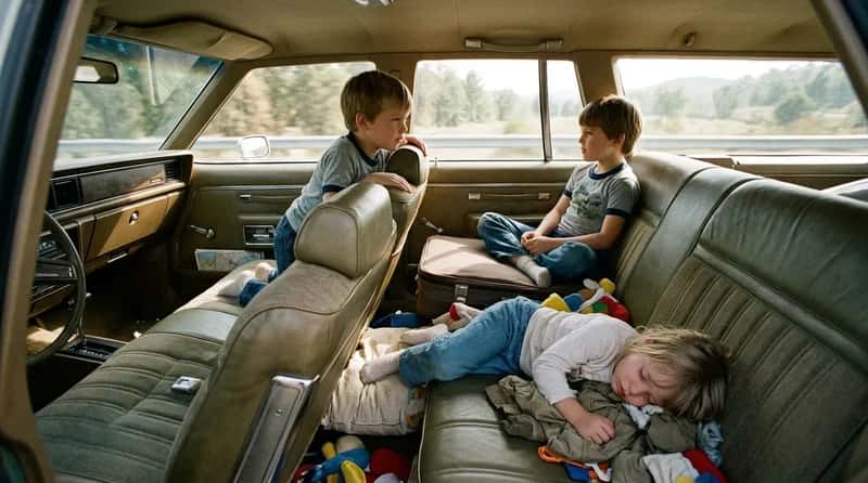 #19 Kids Roaming Freely Around the Back Seat (Image Credits: Gemini)