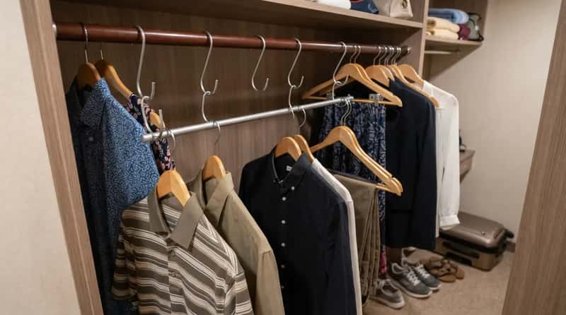 #20 - Double the Closet Rod With Dollar-Store S-Hooks (Image Credits: Gemini)