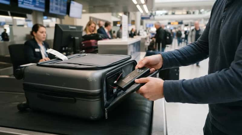 6. The Smart Suitcase Battery: When the Bag Itself Breaks the Rule (Image Credits: Gemini)
