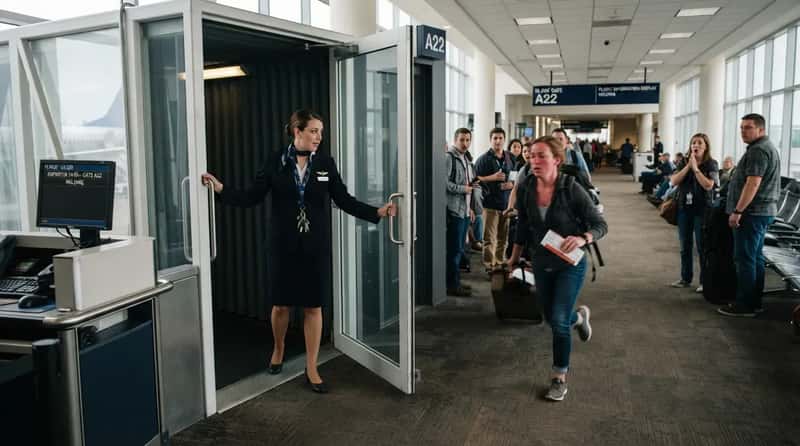 #9 - Holding a Jet Bridge for a Passenger Sprinting Through the Terminal (Image Credits: Gemini)