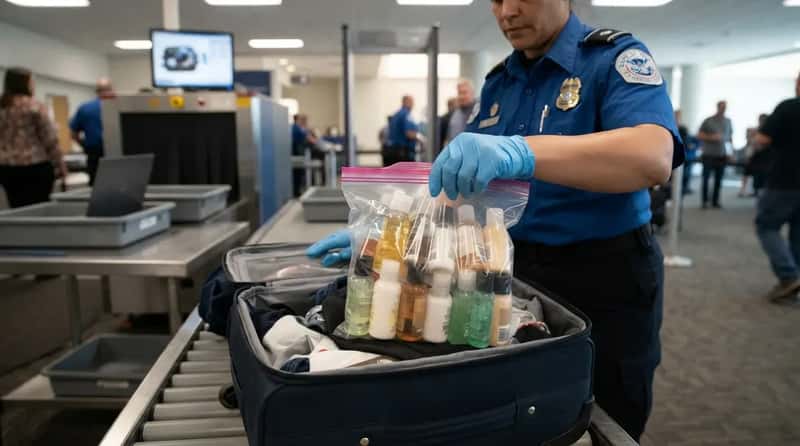 #8 - Packing Eight "Technically Compliant" Mini Bottles (Image Credits: Gemini)