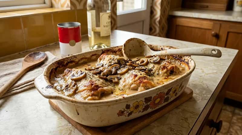 #26 – Canned Mushroom Soup Chicken Bake (Image Credits: Gemini)