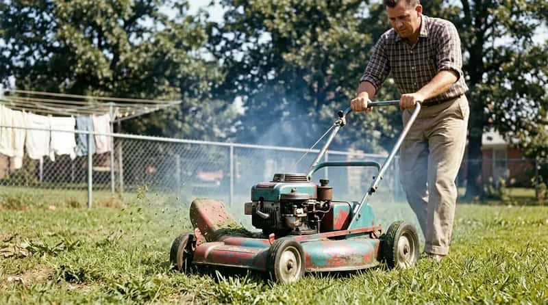 #13 - The Rotary Mower That Could Take a Finger (Image Credits: Gemini)