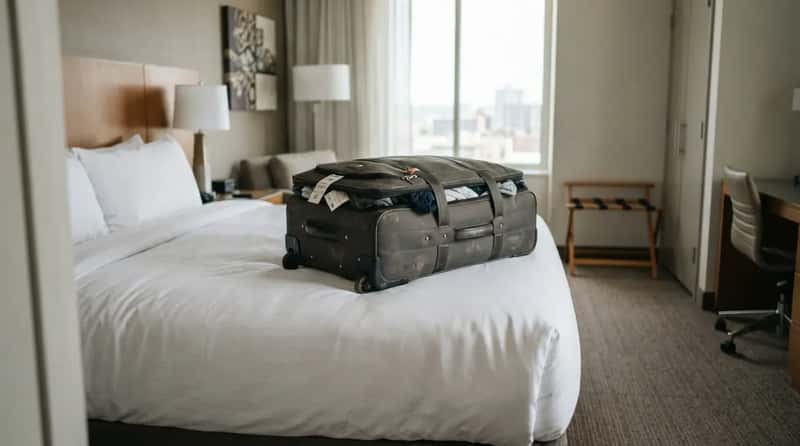 #23 - Tossing the Suitcase Straight Onto the Bed (Image Credits: Gemini)