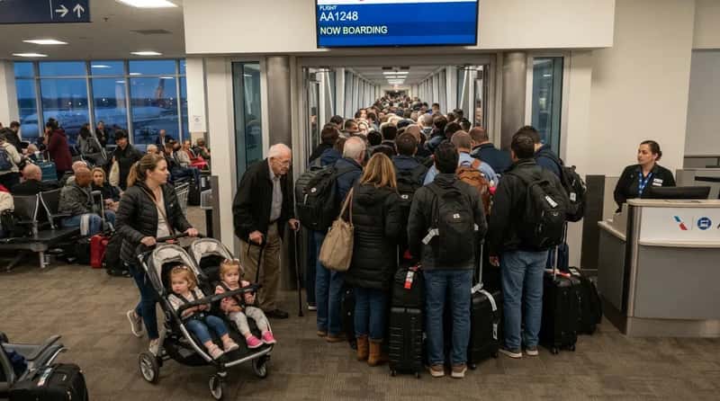 #1 - Blocking the Door So Families and Older Travelers Can't Get Through (Image Credits: Gemini)