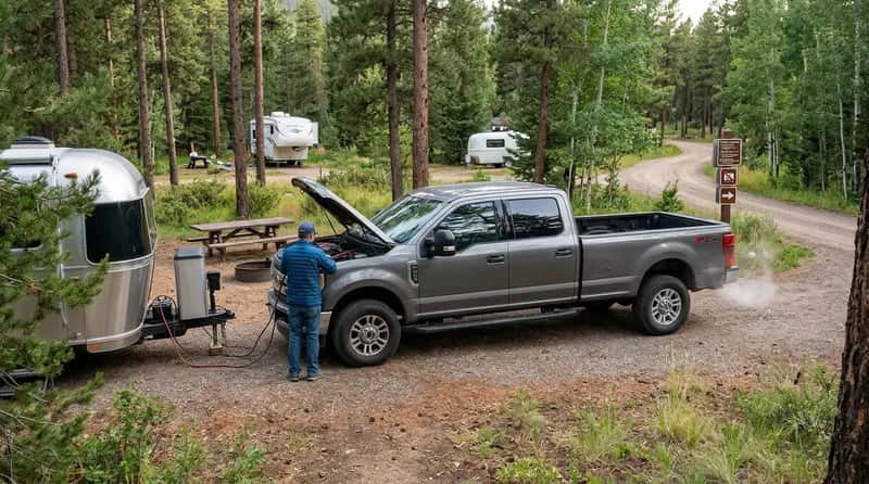 #19 - Never Idle the Truck to Charge Batteries Where Generators Are Banned (Image Credits: Gemini)