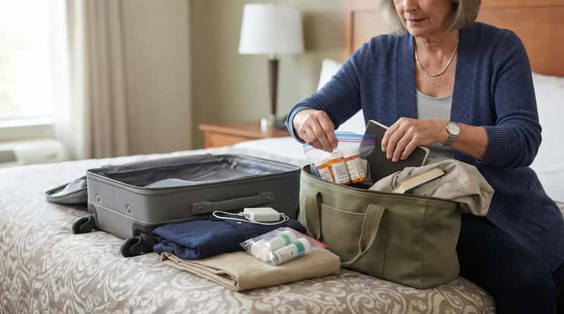 10 - Essentials Get Split Across Two Different Bags (Image Credits: Gemini)