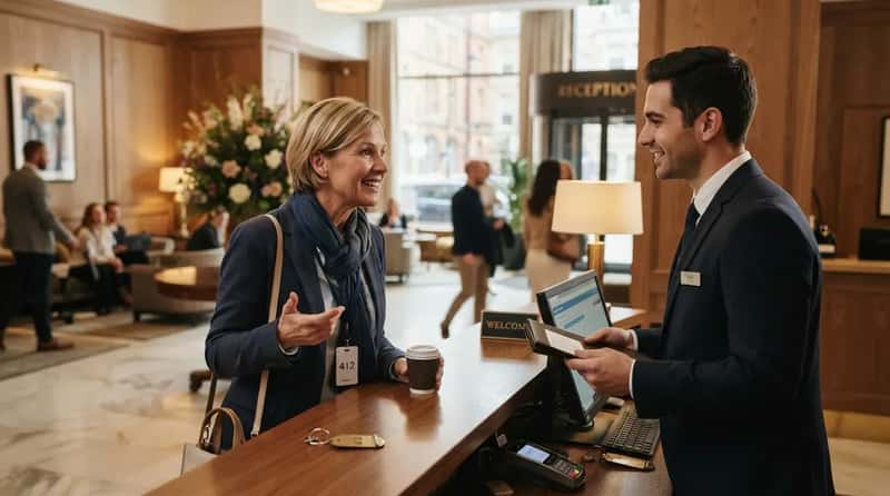 4. They Treat the Front Desk Like a Relationship, Not a Transaction (Image Credits: Gemini)