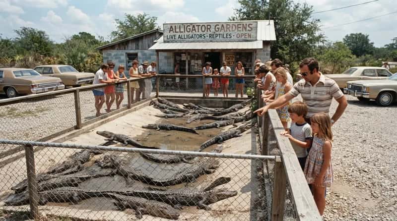 #9: The Roadside Alligator Pit That Everyone Fell For (Image Credits: Gemini)
