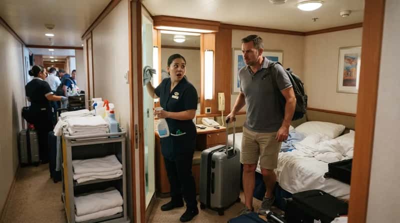 #21 - Storming Into the Cabin Before Housekeeping Has Finished (Image Credits: Gemini)