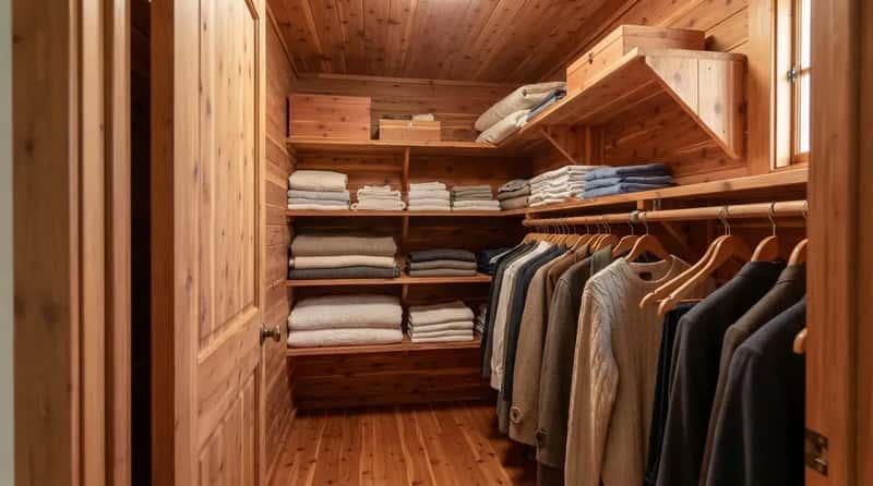 #8 - Cedar-Lined Closets That Doubled as Free Moth Protection (Image Credits: Gemini)