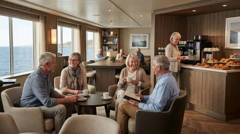 #10 - There's a Free Lounge Built Just for People Sailing Alone (Image Credits: Gemini)
