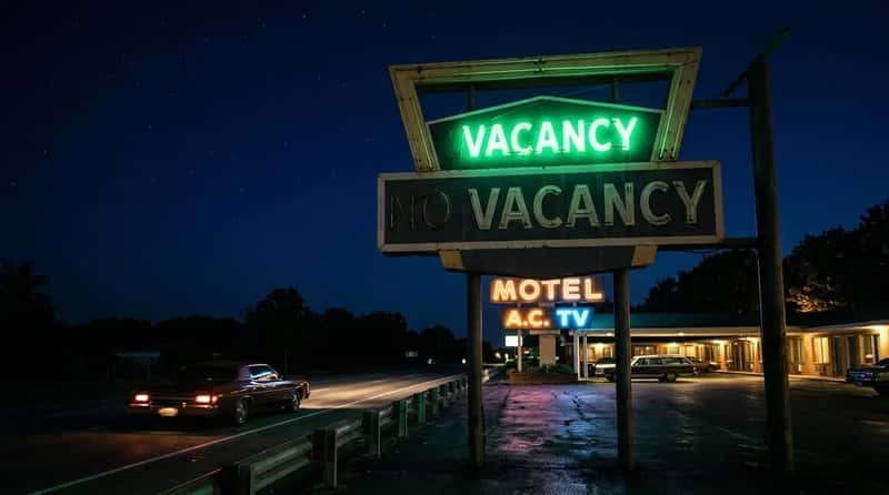 #17 - The Lighted Vacancy / No Vacancy Sign (Image Credits: Gemini)