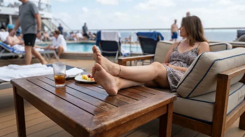 #23 - Propping Bare Feet On Lounge Furniture (Image Credits: Gemini)