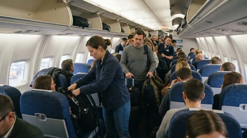 #22 - The Aisle Stop-and-Rearrange That Freezes the Whole Plane (Image Credits: Gemini)