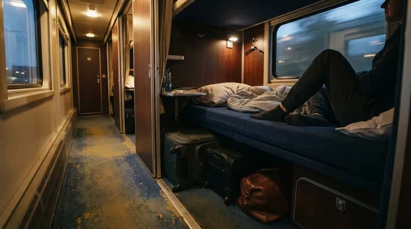 #17 - They Stow Luggage Under the Bunk, Not in the Walkway (Image Credits: Gemini)