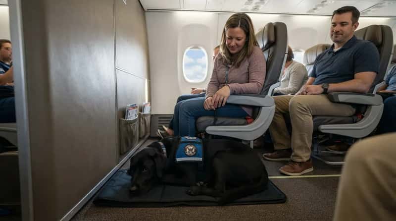 #6 - Service Dogs Need Floor Space, and Someone Else Pays for It (Image Credits: Gemini)