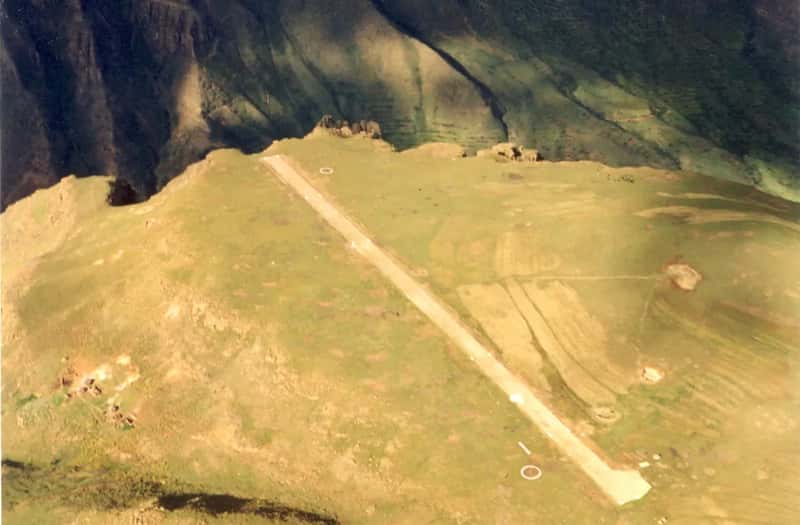 10. Matekane Air Strip, Lesotho - The Runway That Ends at the Edge of a Cliff (Image Credits: Wikimedia)