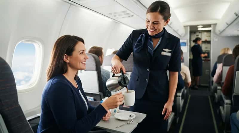#6 - "Any chance of a coffee refill before we land?" (Image Credits: Gemini)