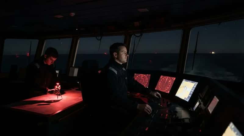 #15 - Why the Bridge Is Kept Almost Pitch Black at Night (Image Credits: Gemini)