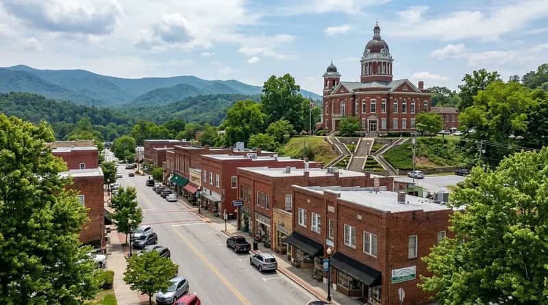 #4 - Sylva: The Most Photogenic Main Street Nobody Warned You About (Image Credits: Gemini)