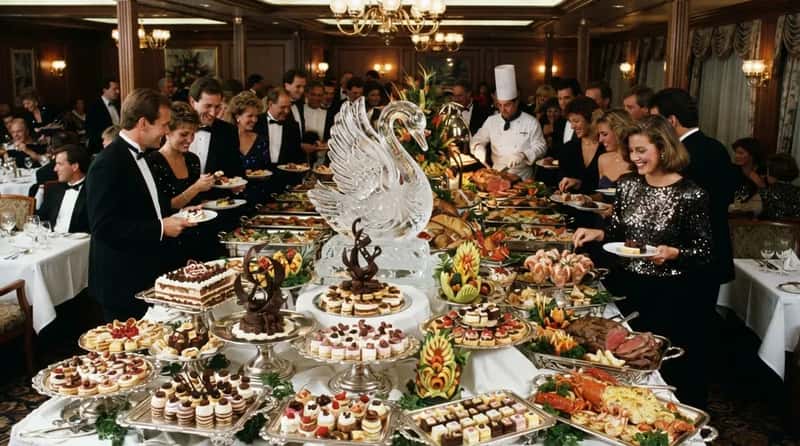 #4 - Cruise Ship Midnight Buffets Felt Almost Forbidden (Image Credits: Gemini)