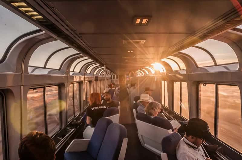 3. Amtrak's Coast Starlight along the Pacific coastline (Image Credits: Unsplash)