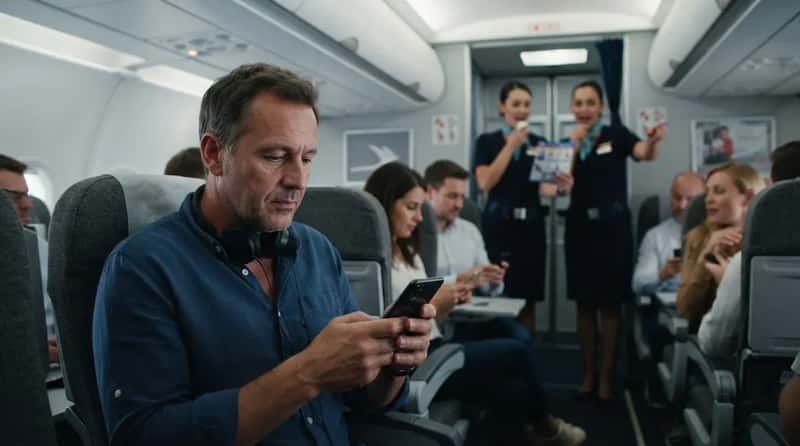 #23 - Tuning Out the Safety Briefing Because "I've Flown 100 Times" (Image Credits: Gemini)